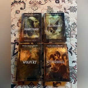 Amelia Atwater-Rhodes Hardcover Book Set of 4.